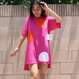 ⚪💕SUPER COMFTY high-low VINTAGE T-SHIRT DRESS